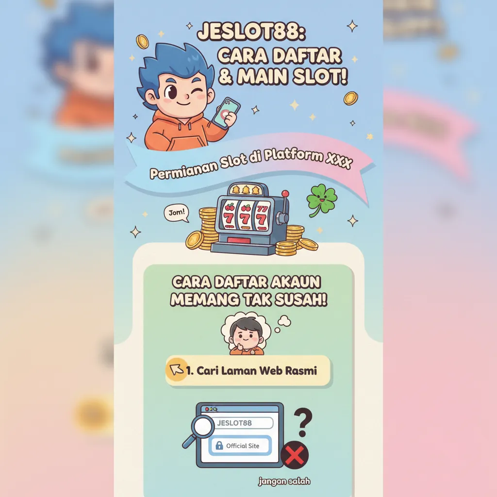 Cara Daftar Akaun Jeslot88 & Permainan Slot