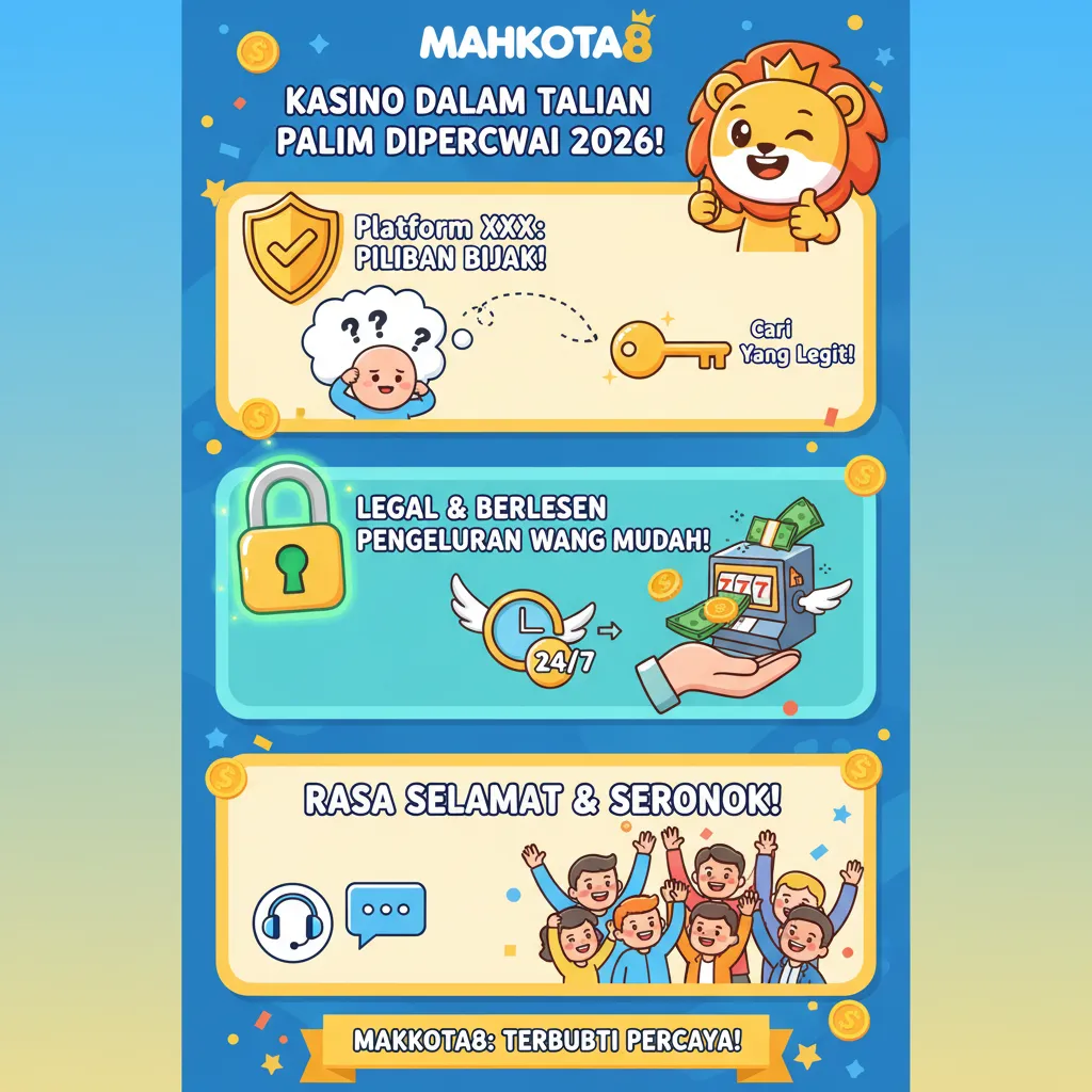 Mahkota8: Kasino Dalam Talian Paling Dipercayai