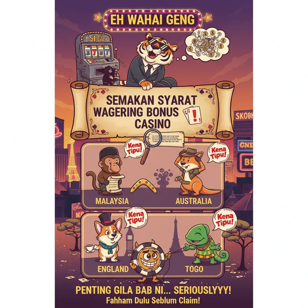 Semakan Syarat Wagering Bonus Casino