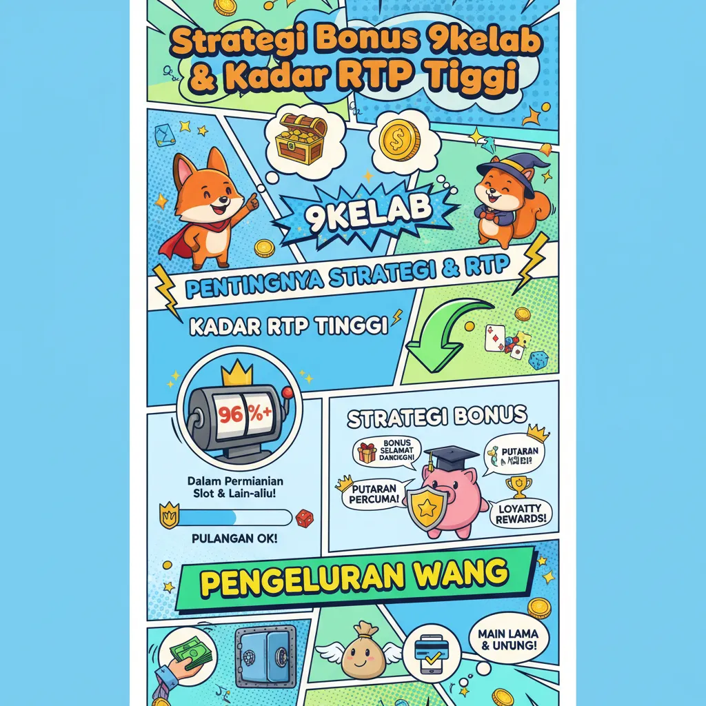 Strategi Bonus 9kelab & Kadar RTP Tinggi