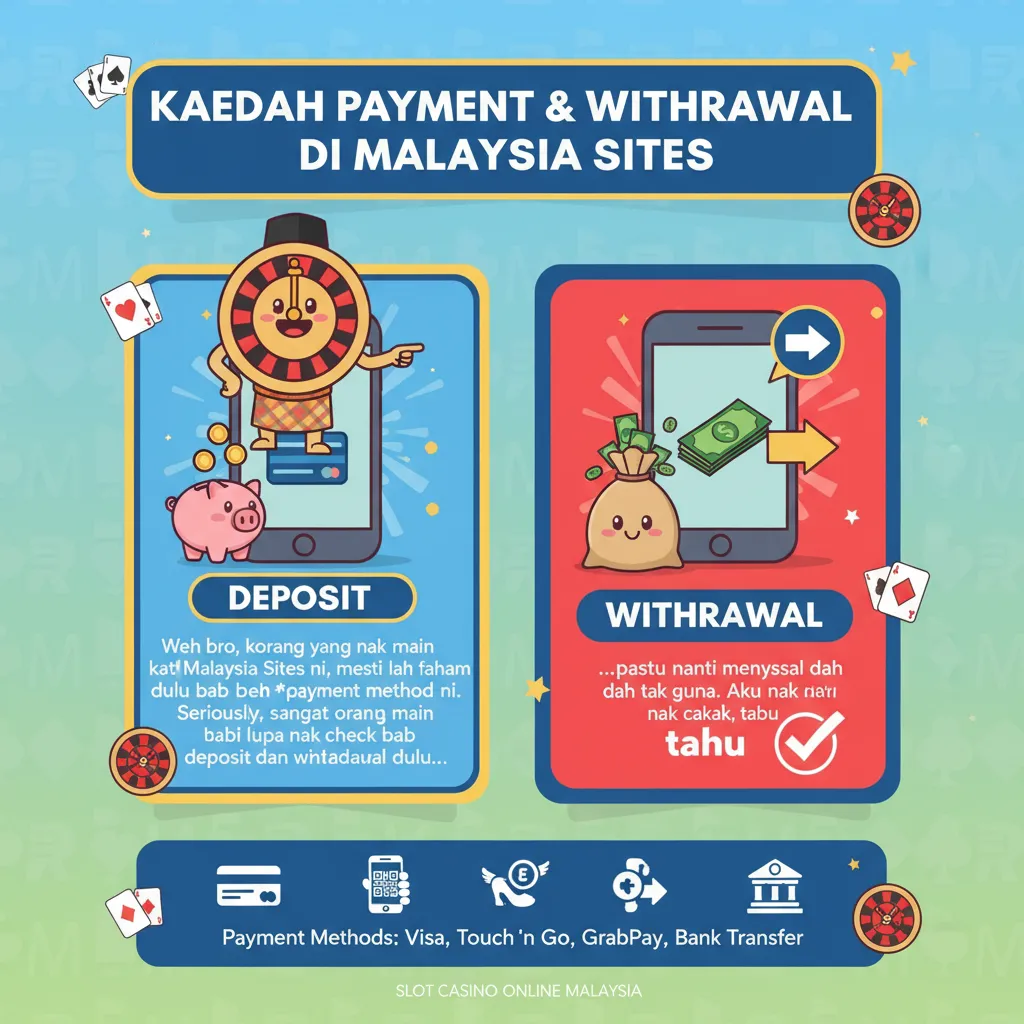 Kaedah Payment & Withdrawal di Malaysia Sites
