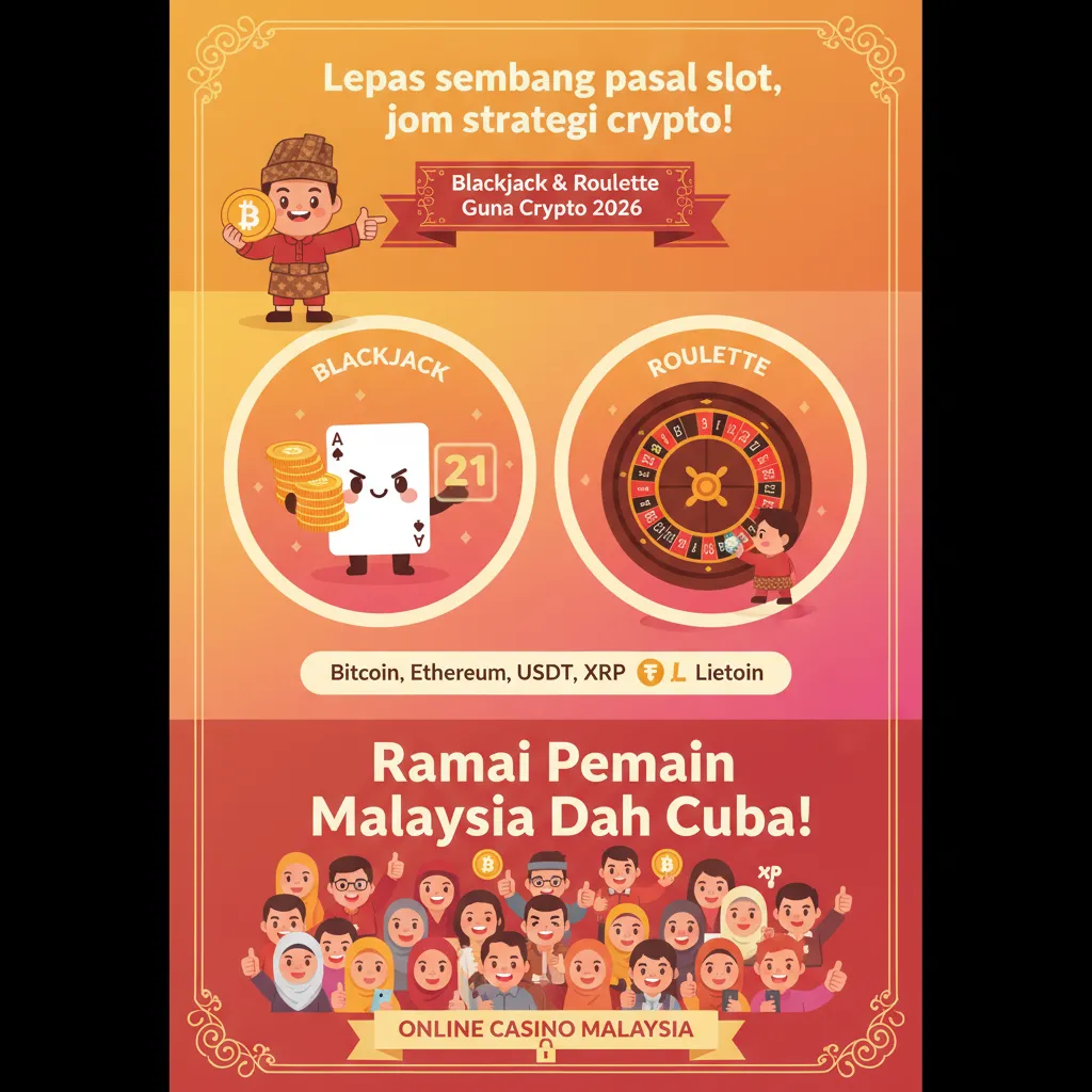 Strategi Main Blackjack & Roulette dengan Crypto